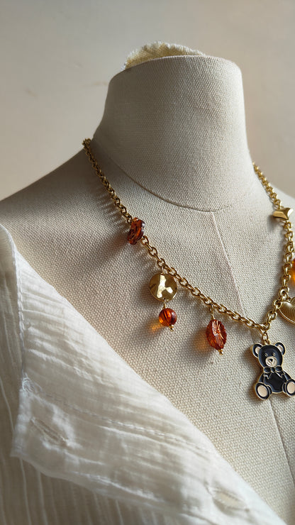 Collana Teddy Charm