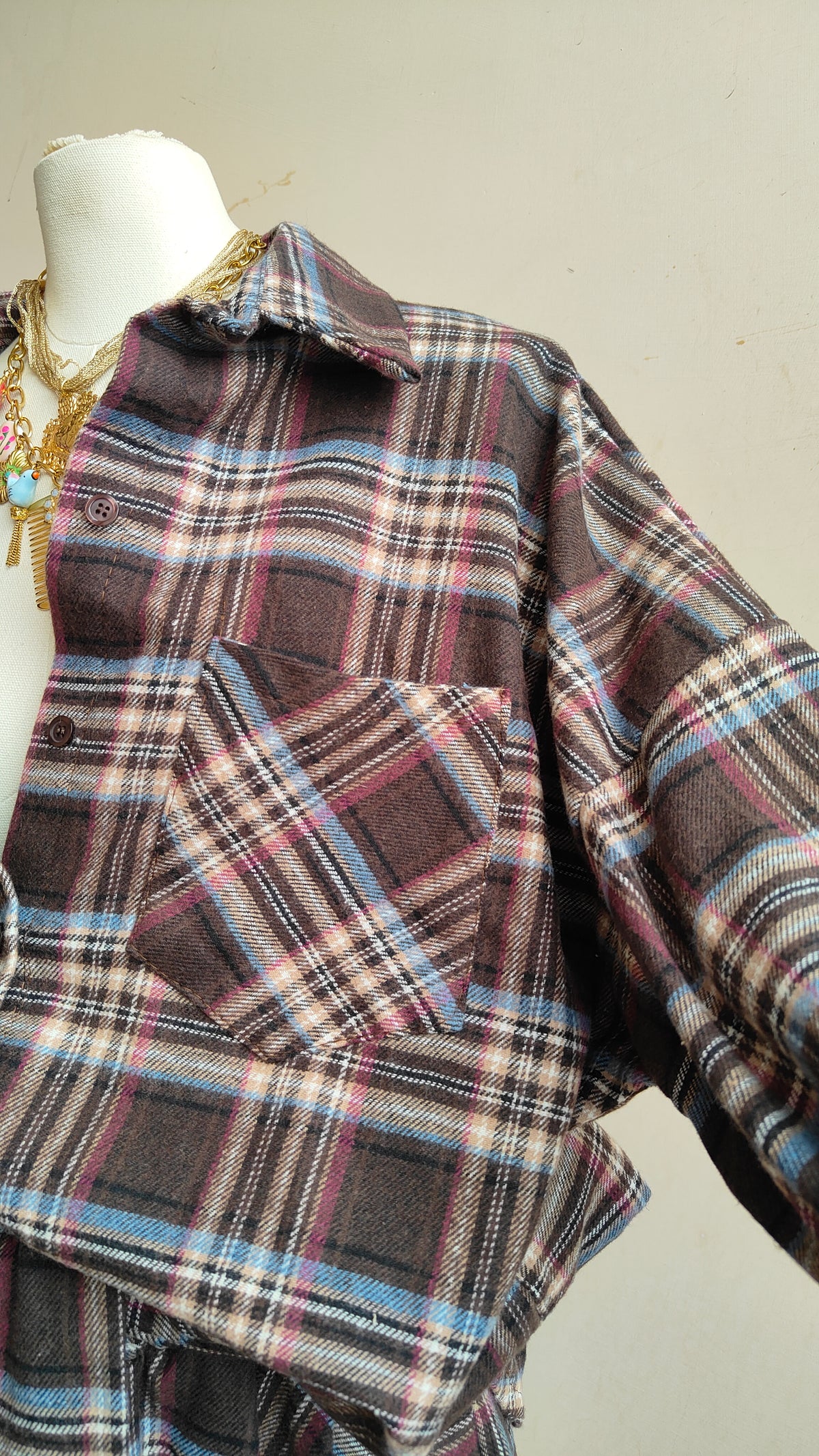 COMPLETO CHECK – CAMICIA & GONNA ASIMMETRICA