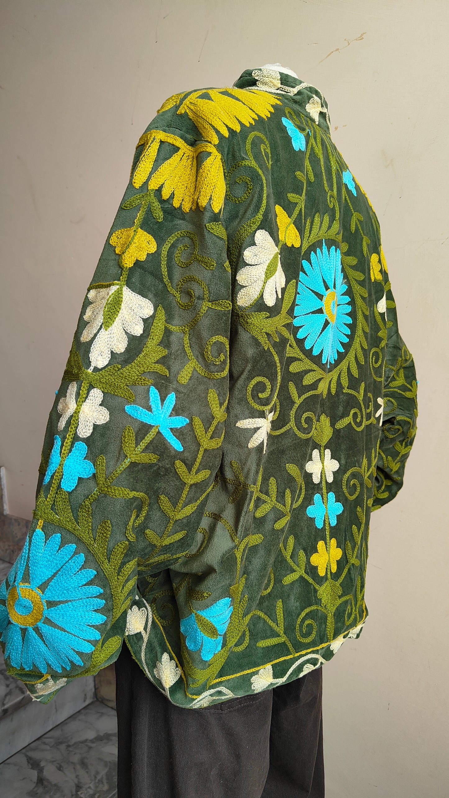 Giacca Boho con Tasche Laterali