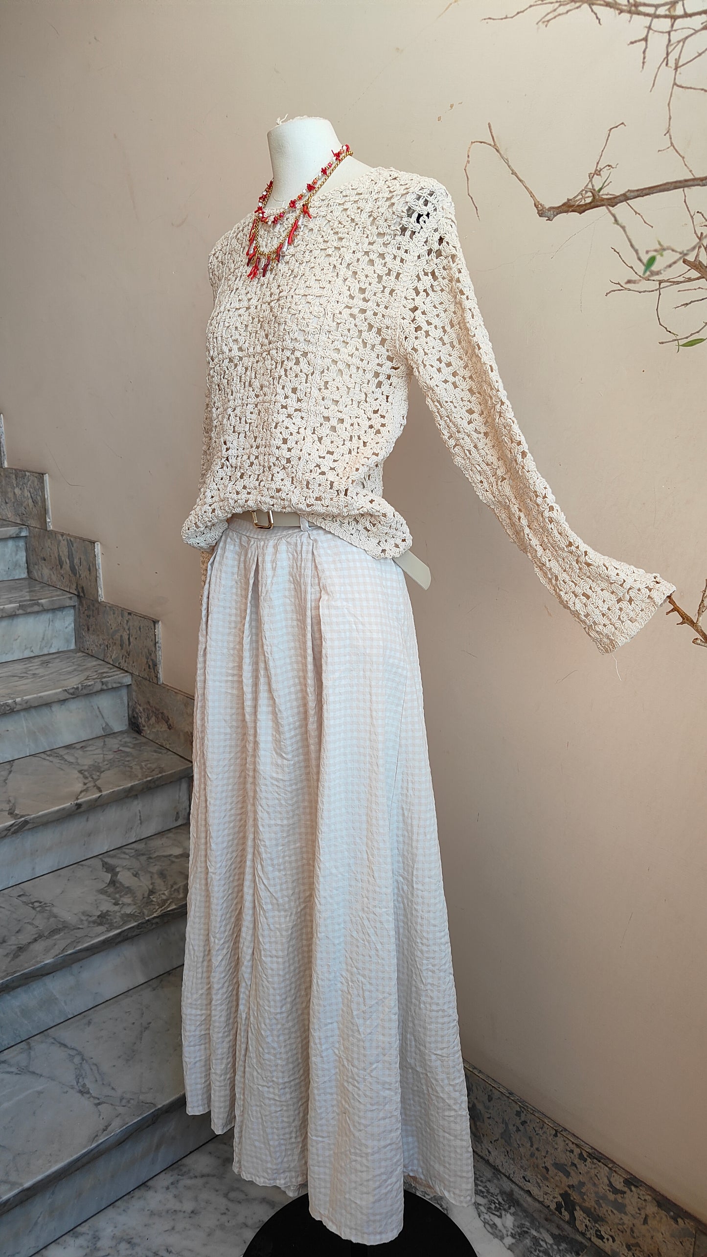 Gonna Pantalone Gingham