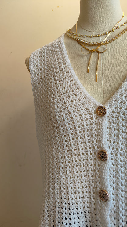 Gilet maglia grosso