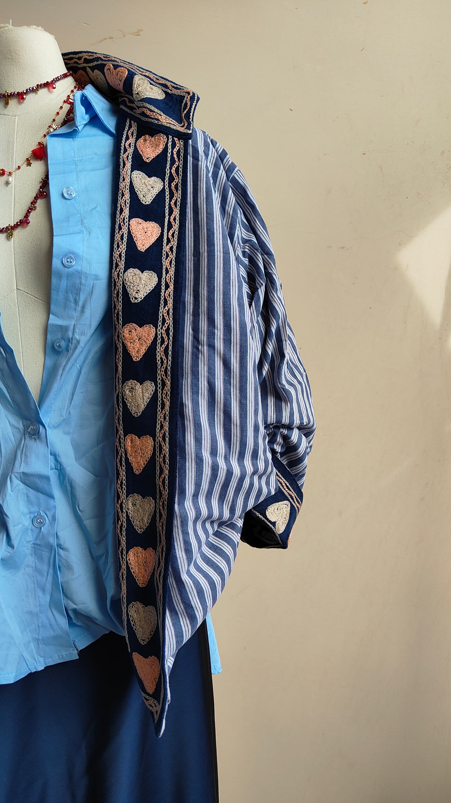 Giacca Boho con Tasche Laterali