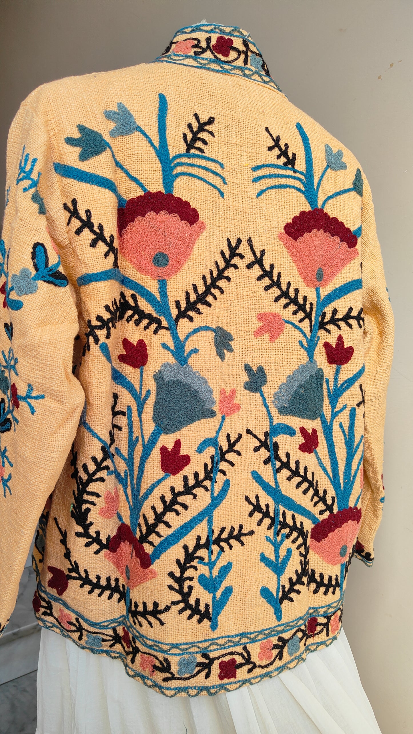 Giacca Boho tasche Canapa