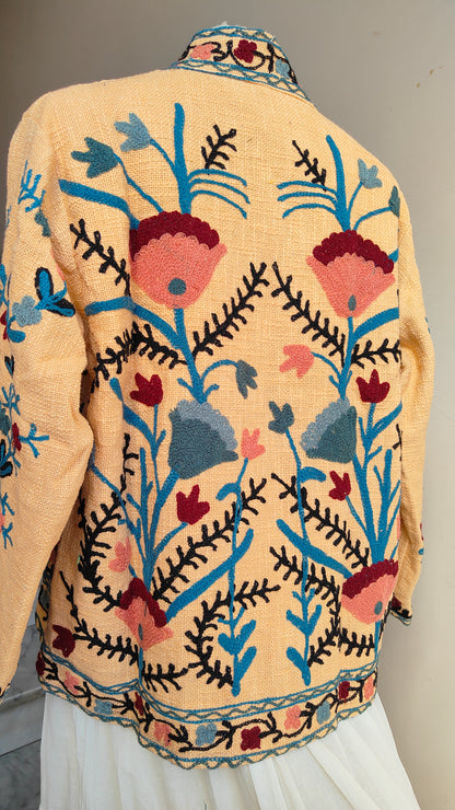 Giacca Boho tasche Canapa