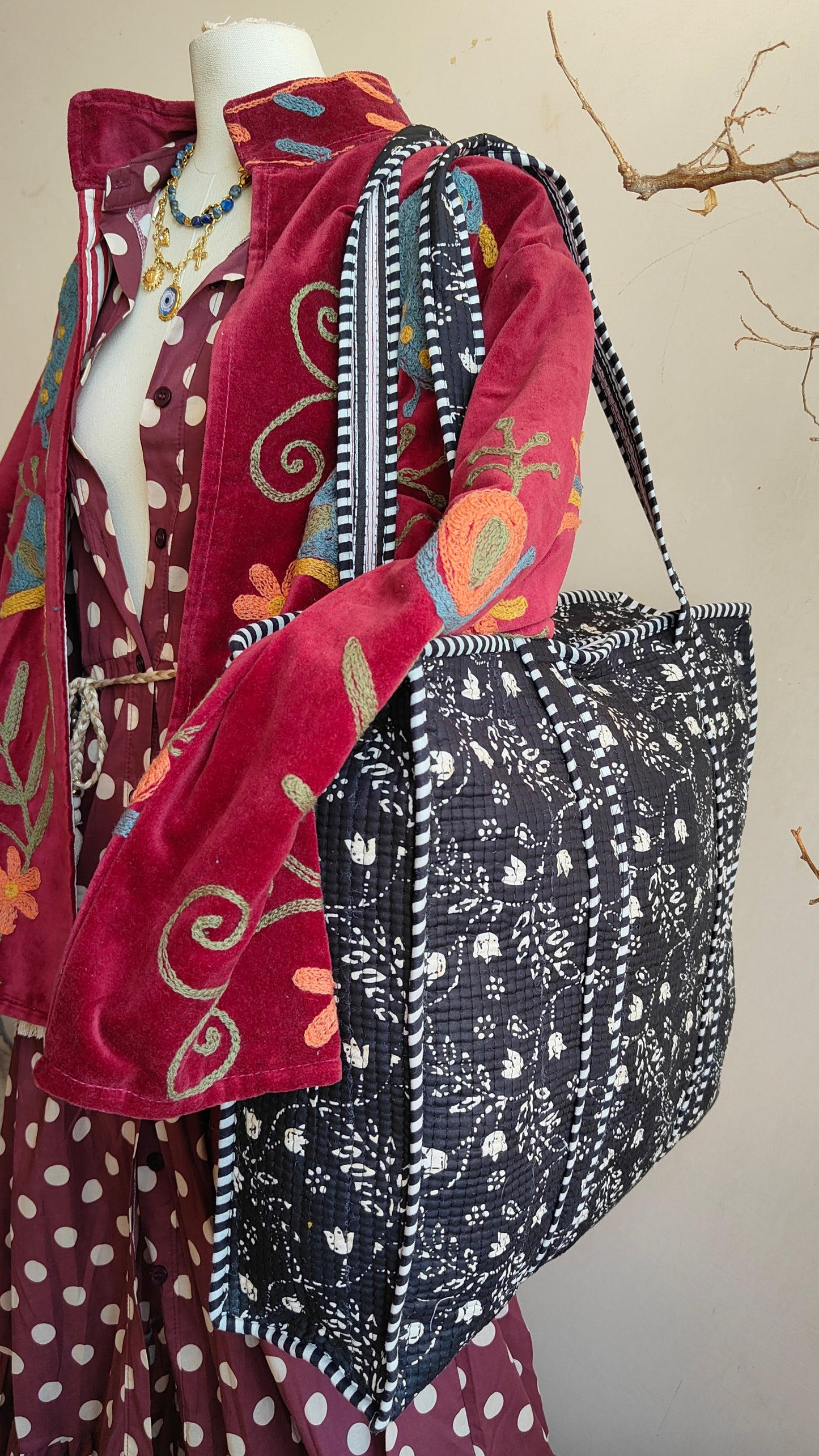Borsa Trapuntata in Cotone – Maxi
