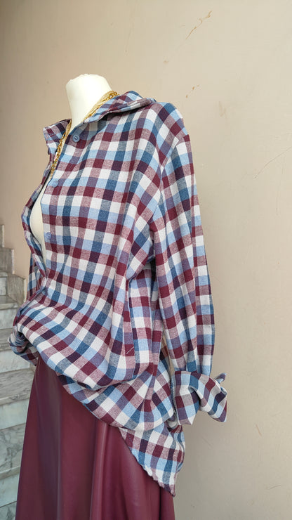 CAMICIA CHECK OVERSIZE