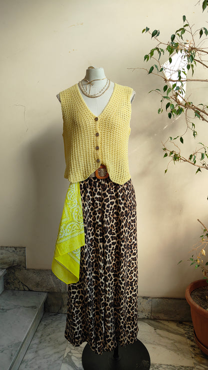 Gilet maglia grosso
