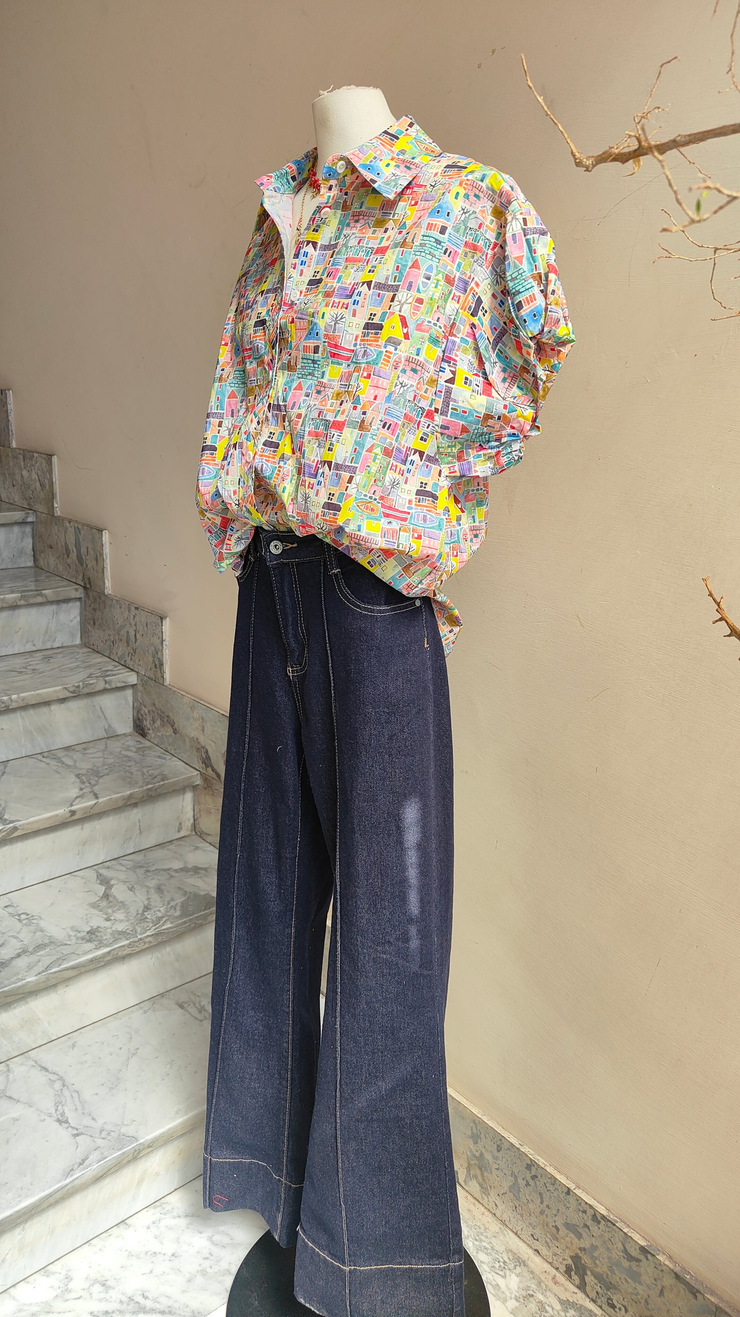 Camicia Città Dipinta