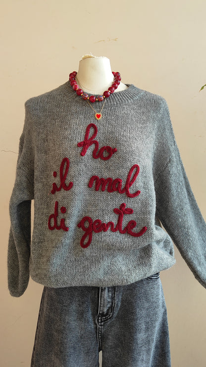 Maglia “Ho il mal di gente”