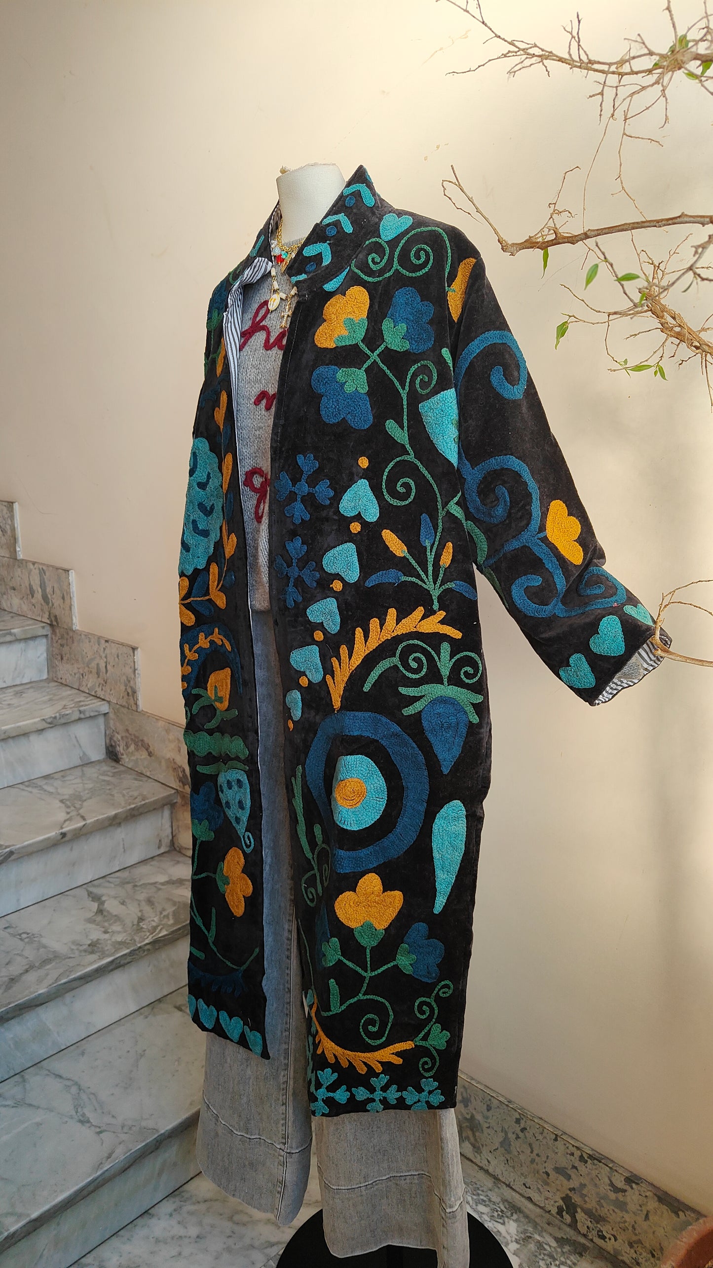 Giacca Boho lungo