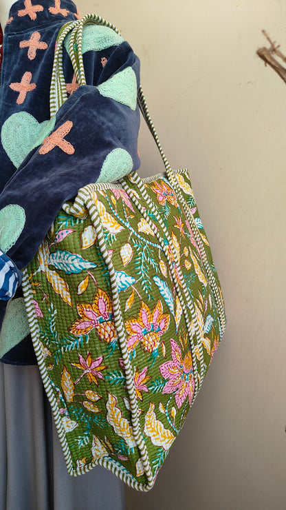 Borsa Trapuntata in Cotone – Maxi