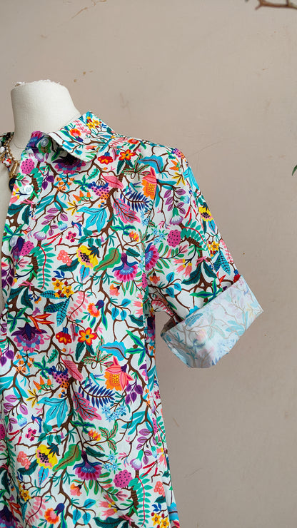 Camicia-abito Botanica