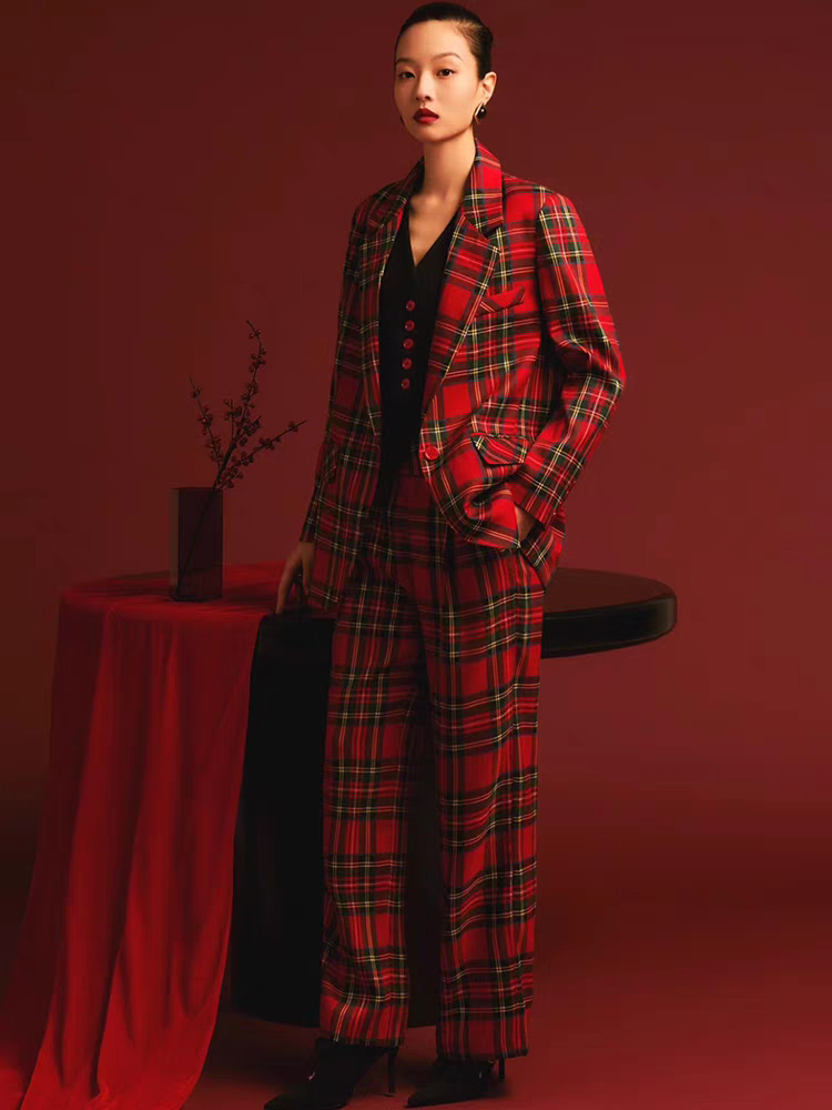 Pantaloni Tartan