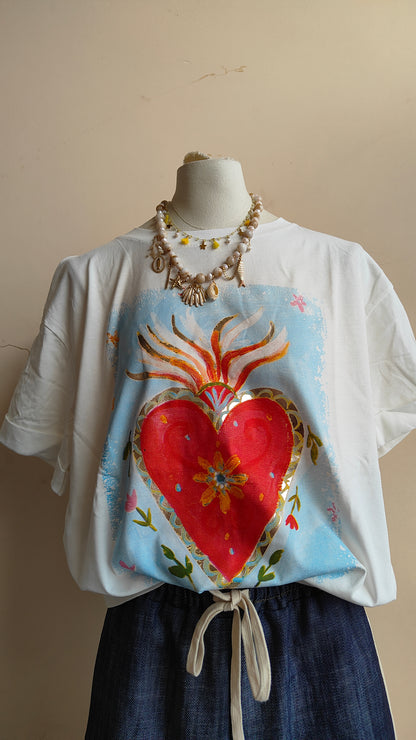 T-shirt Corazón Viva