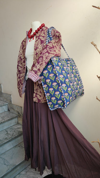 Borsa Trapuntata in Cotone – Maxi