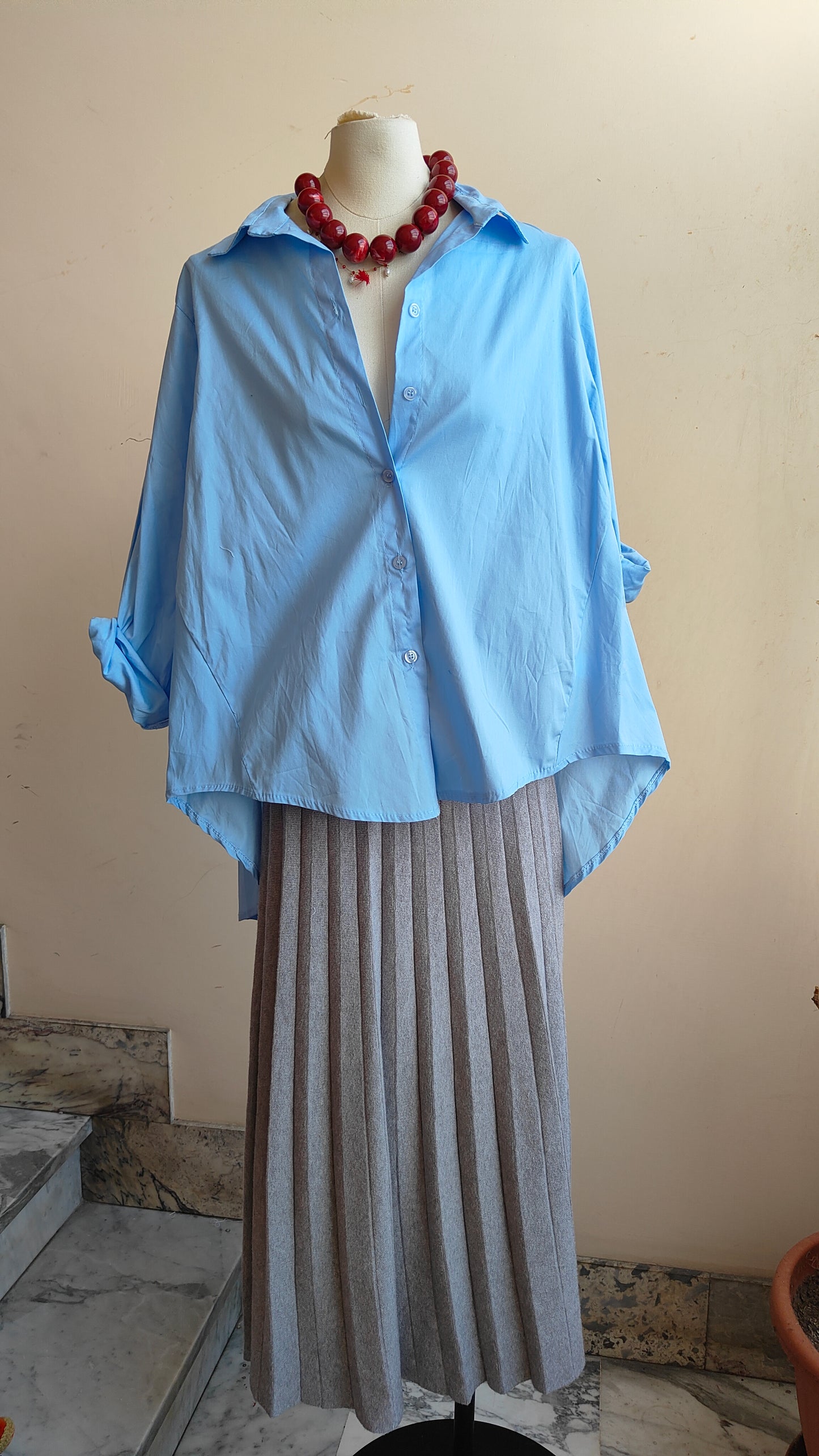 Camicia tinta unita