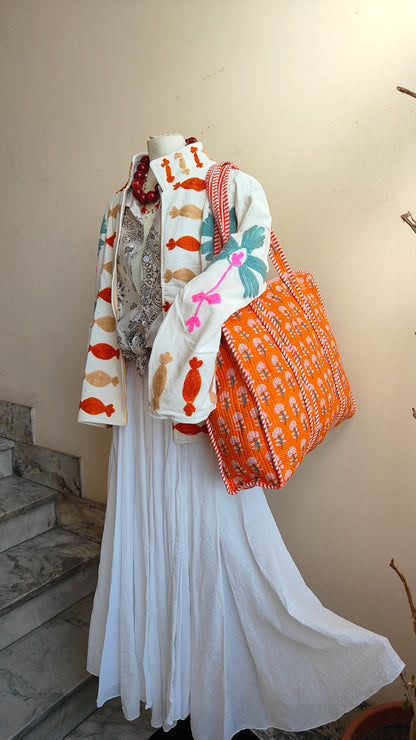 Borsa Trapuntata in Cotone – Maxi
