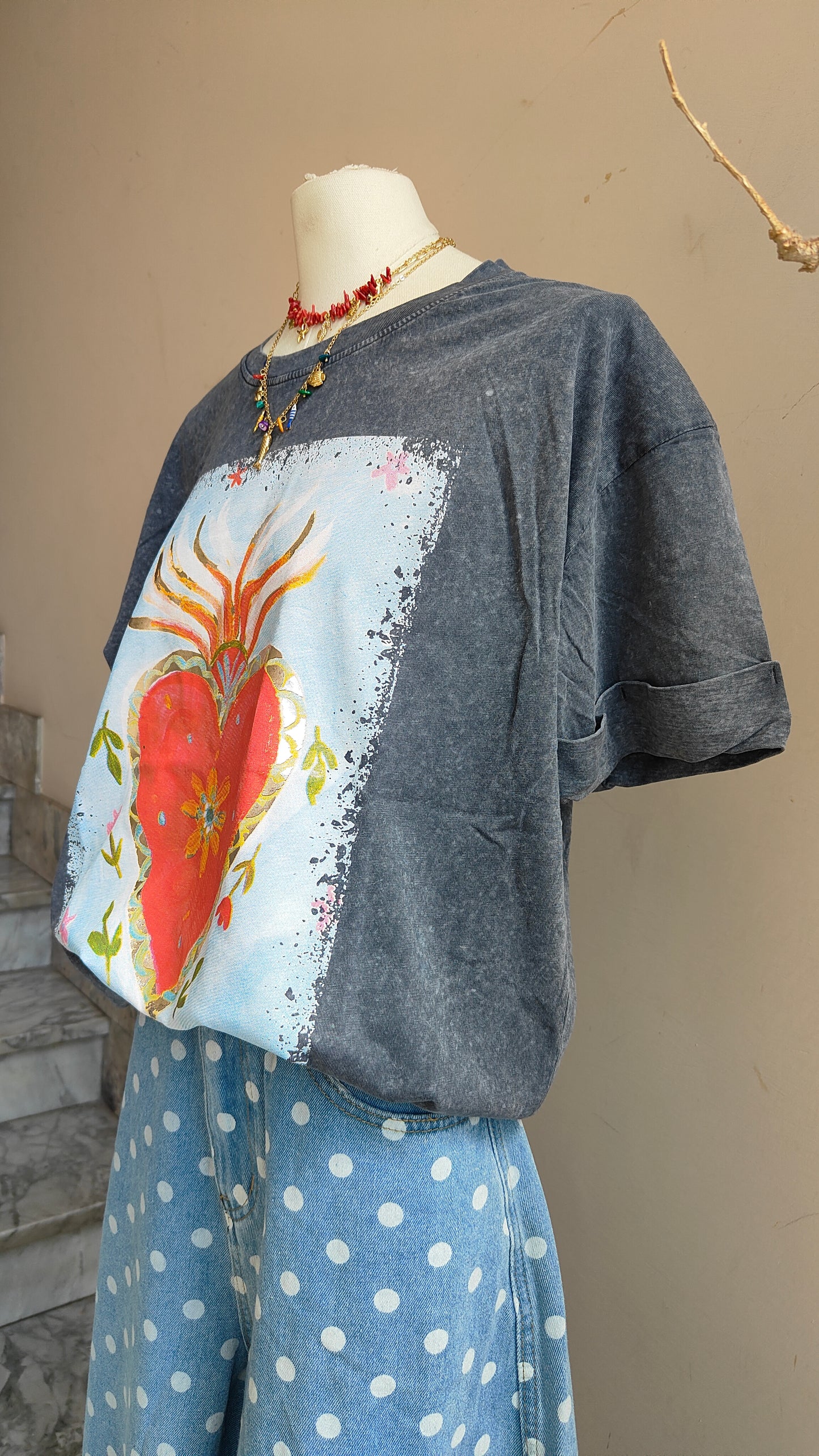 T-shirt Corazón Viva