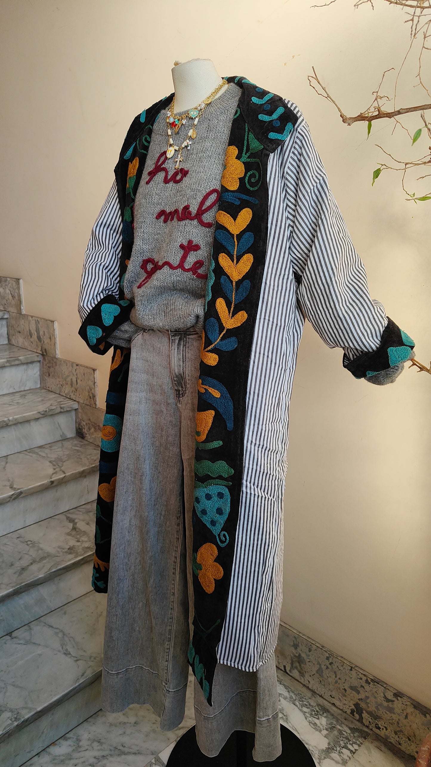 Giacca Boho lungo