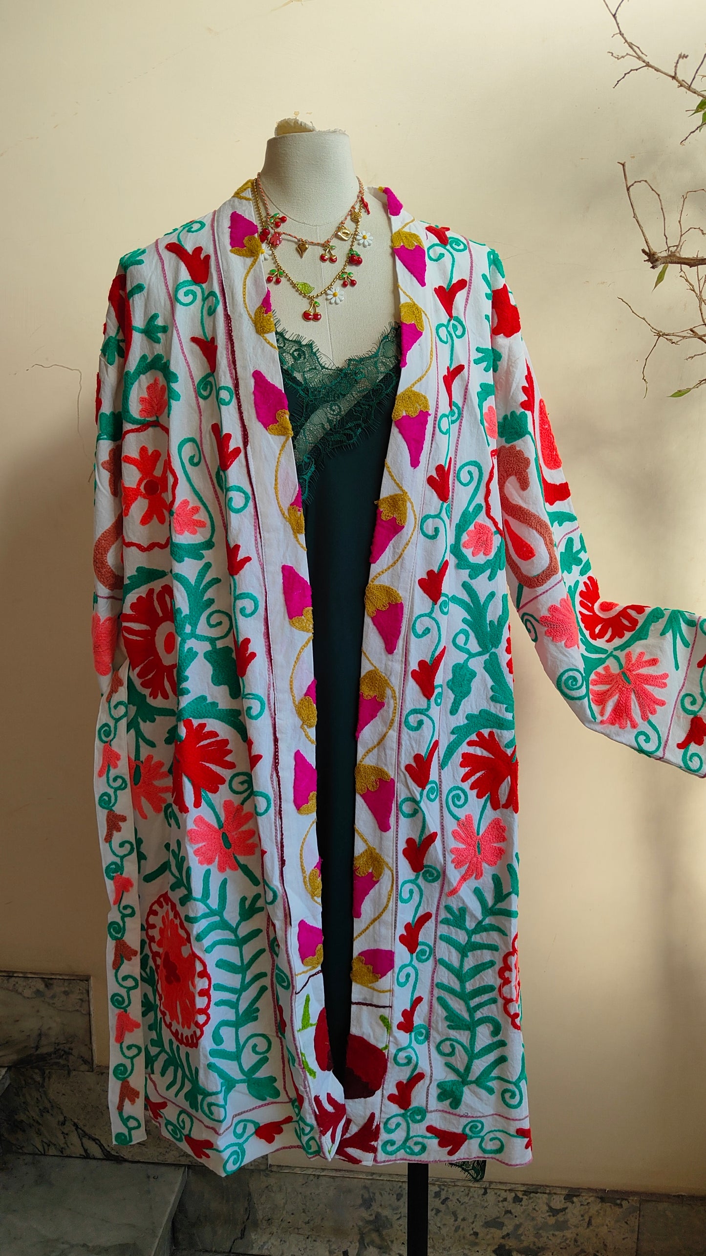 Kimono Statement Ricamato