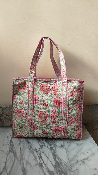 Borsa Trapuntata in Cotone – Maxi