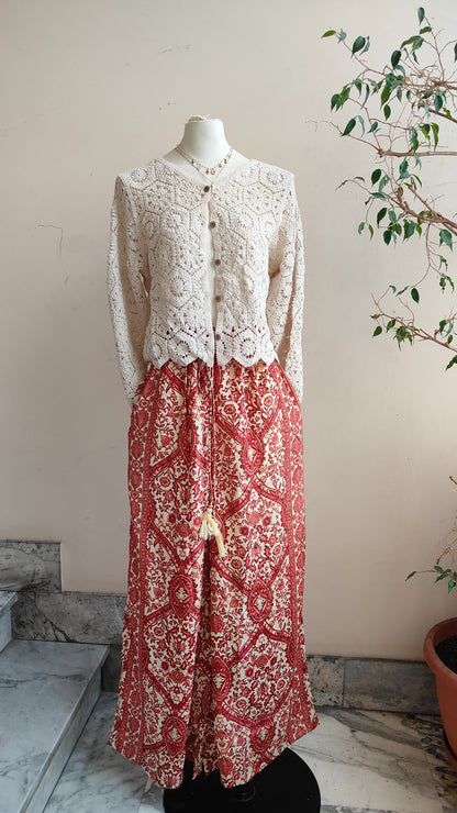 Pantaloni Maiolica