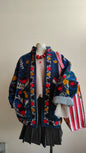 Giacca Boho con Tasche Laterali