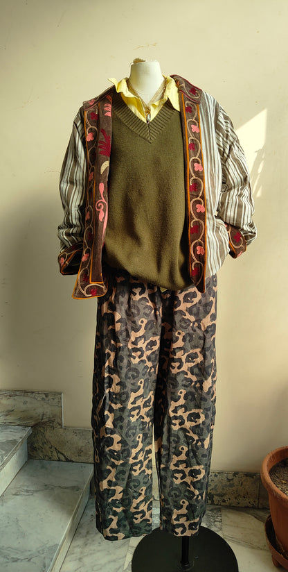 Giacca Boho con Tasche Laterali