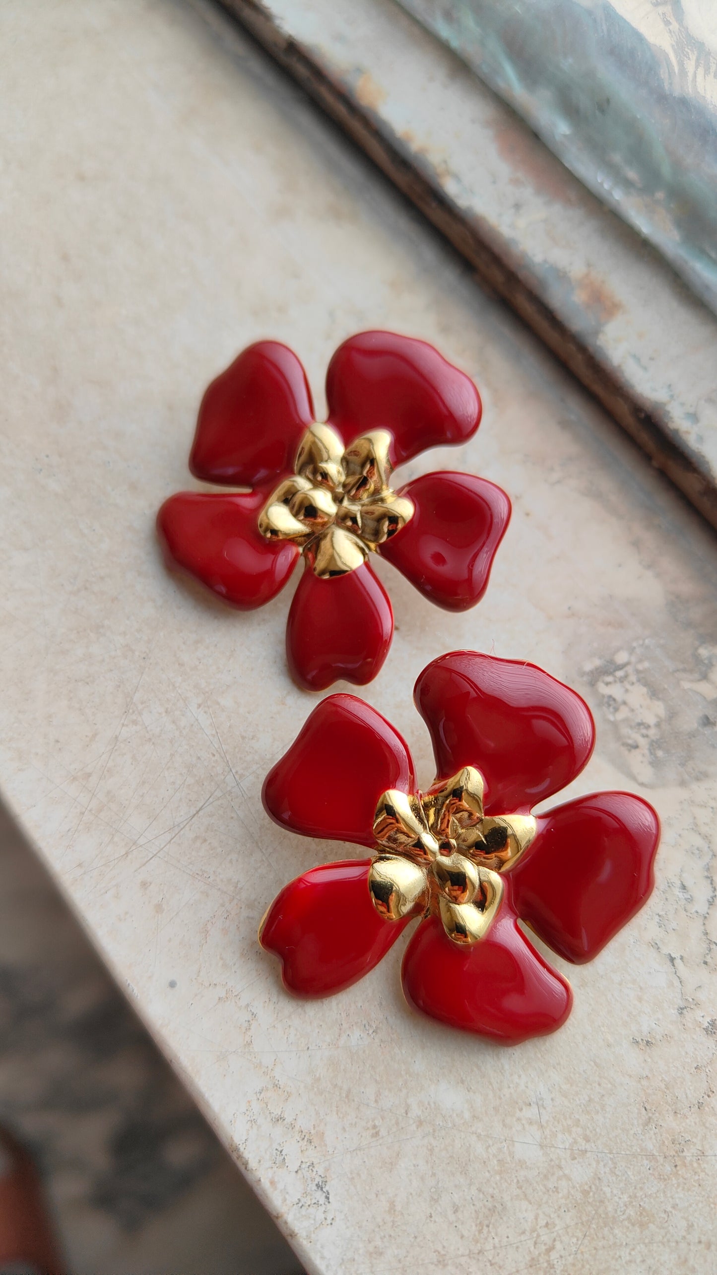 Orecchini Fleur Rouge