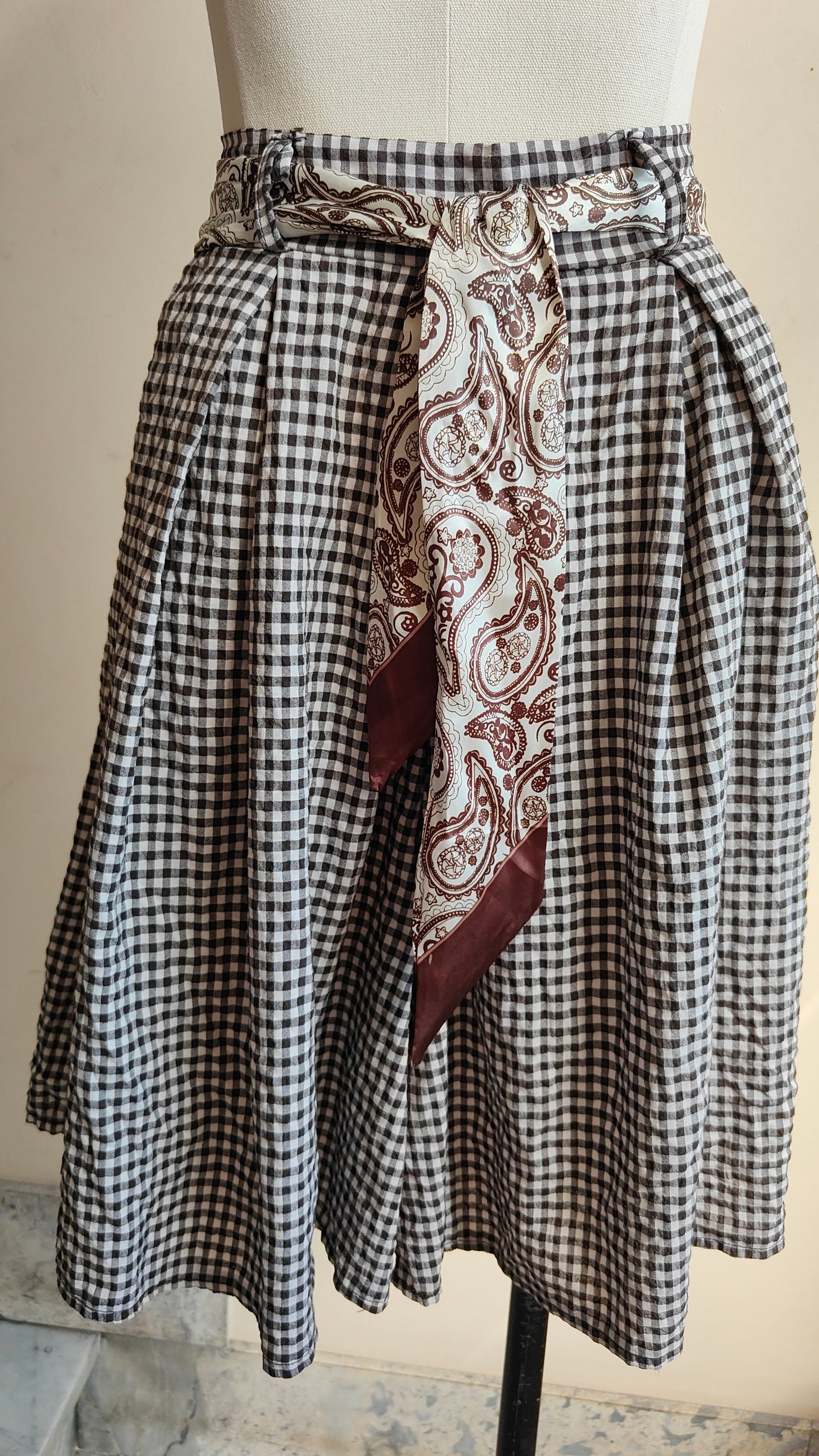 Gonna Pantalone Vichy Romance