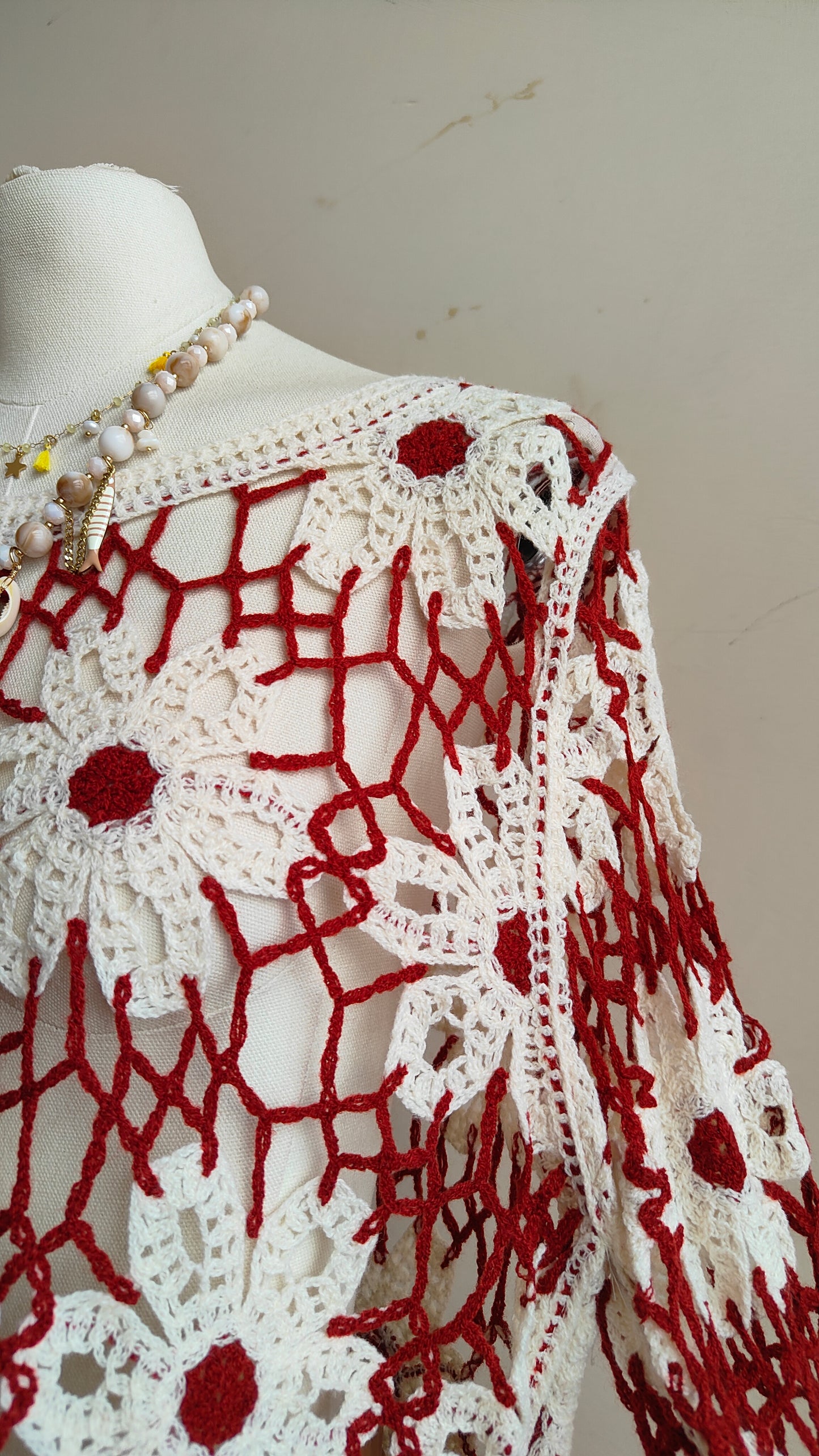 Maglia Intreccio Fiorito