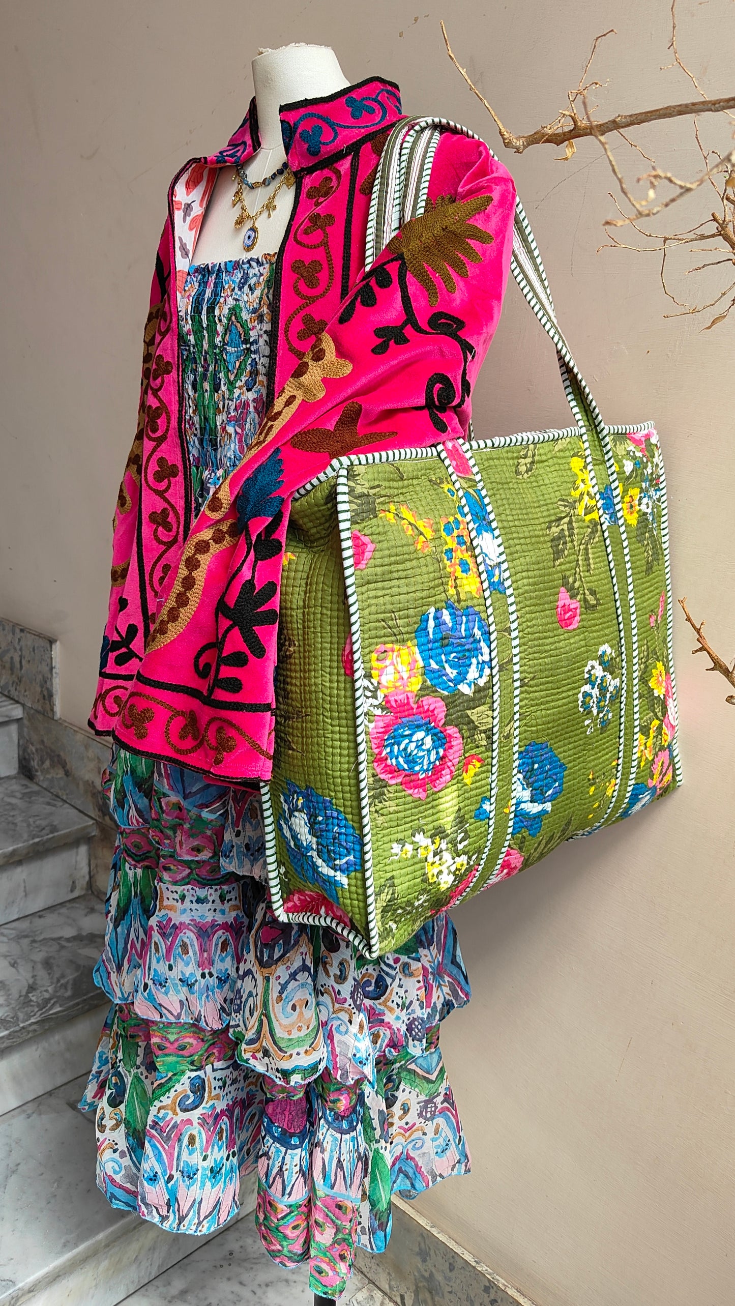 Borsa Trapuntata in Cotone – Maxi