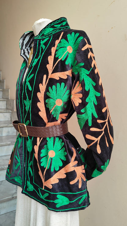 Giacca Boho con Tasche Laterali