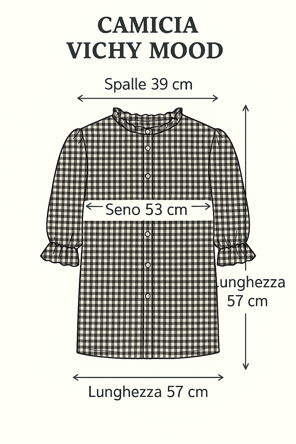 Camicia Vichy mood