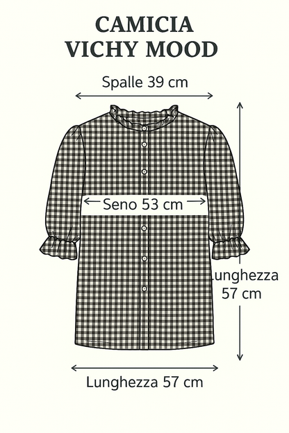 Camicia Vichy mood