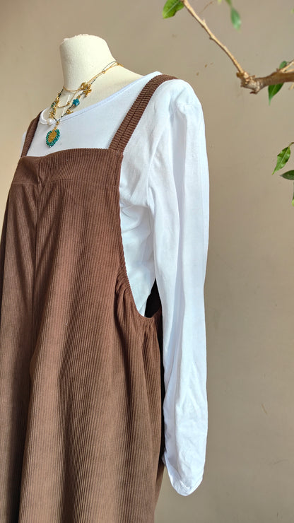 Salopette in Velluto a Coste