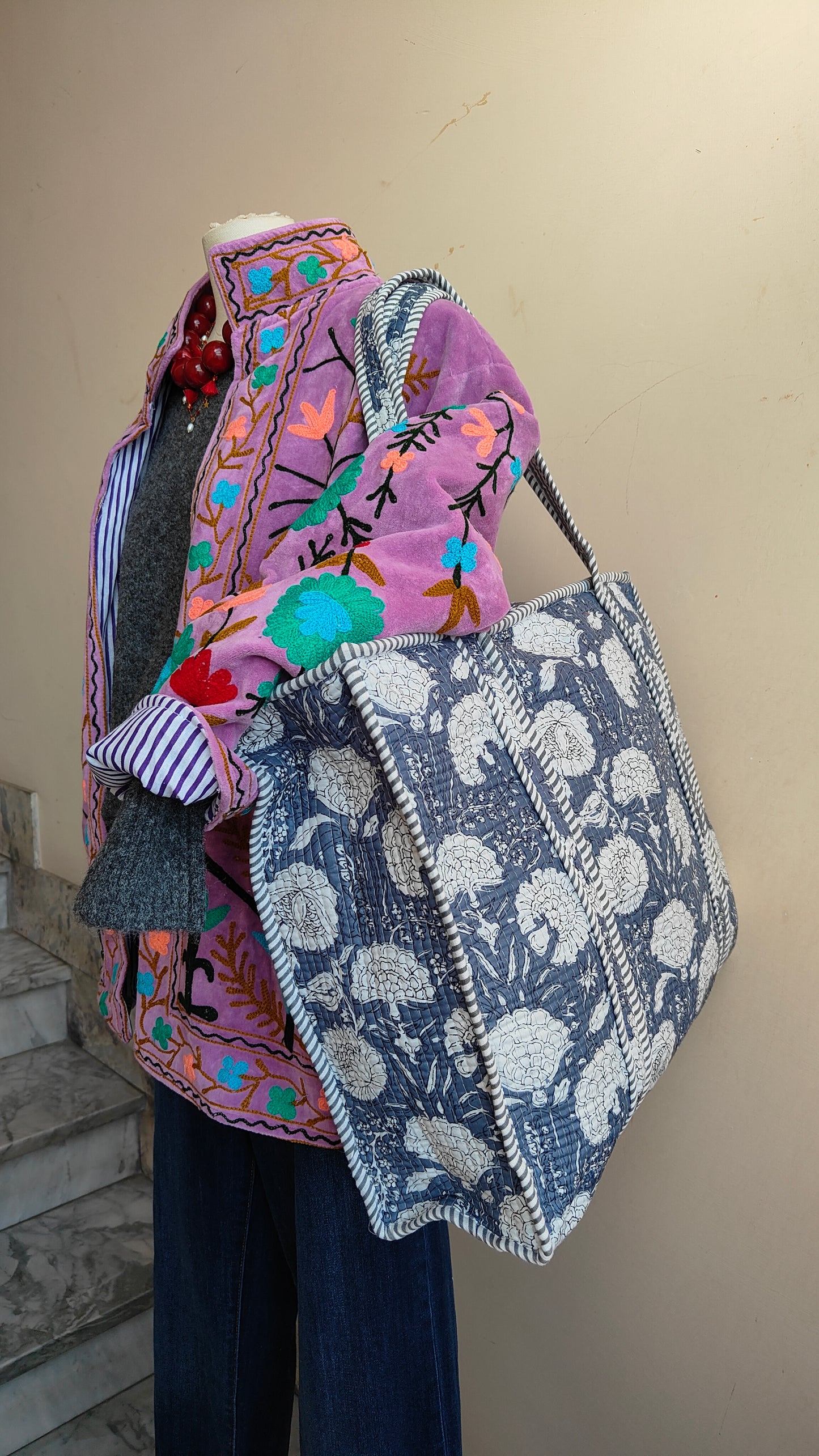 Borsa Trapuntata in Cotone – Maxi