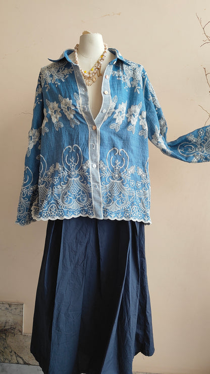 Camicia Ricamo Eterea