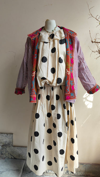Giacca Boho con Tasche Laterali