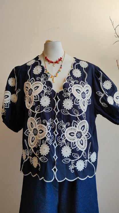 Blusa Ricamo Fleur