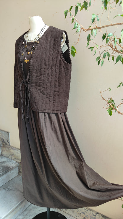 Gilet Trapuntato in Cotone
