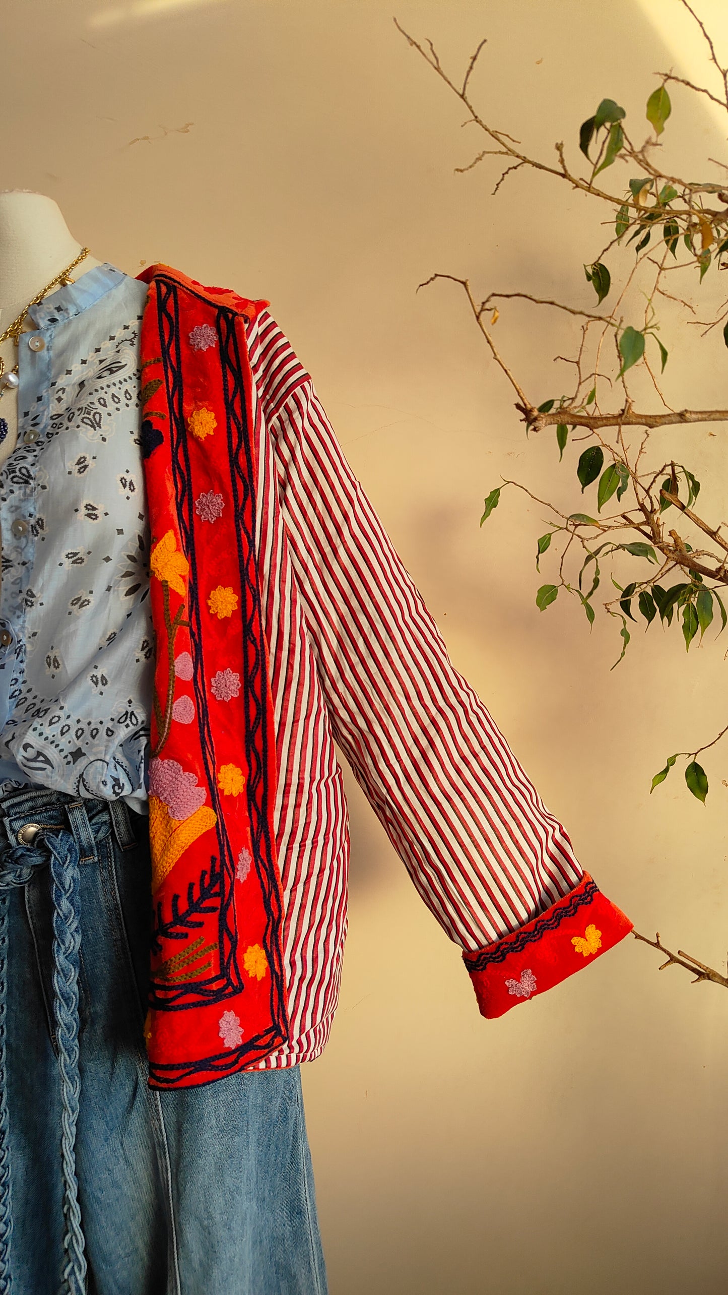 Giacca Boho Reversibile