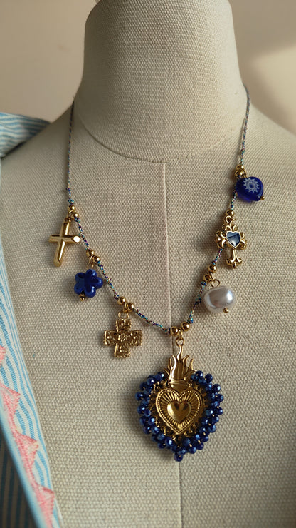 Collane Amuleto Blu