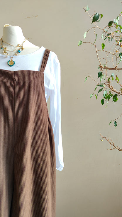 Salopette in Velluto a Coste