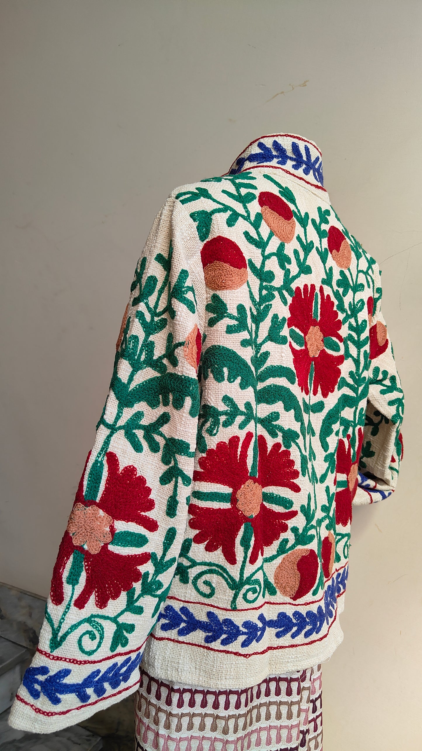 Giacca Boho tasche Canapa