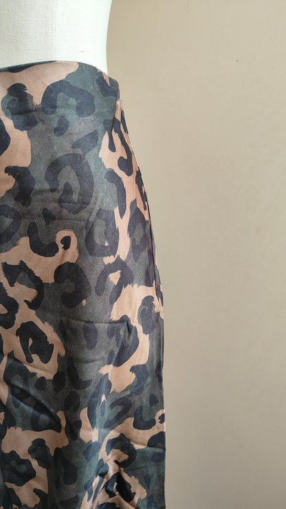 Gonna Animalier Satin