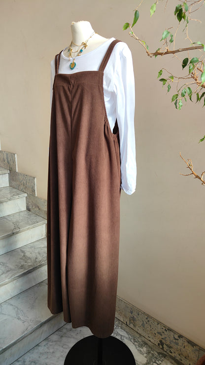 Salopette in Velluto a Coste