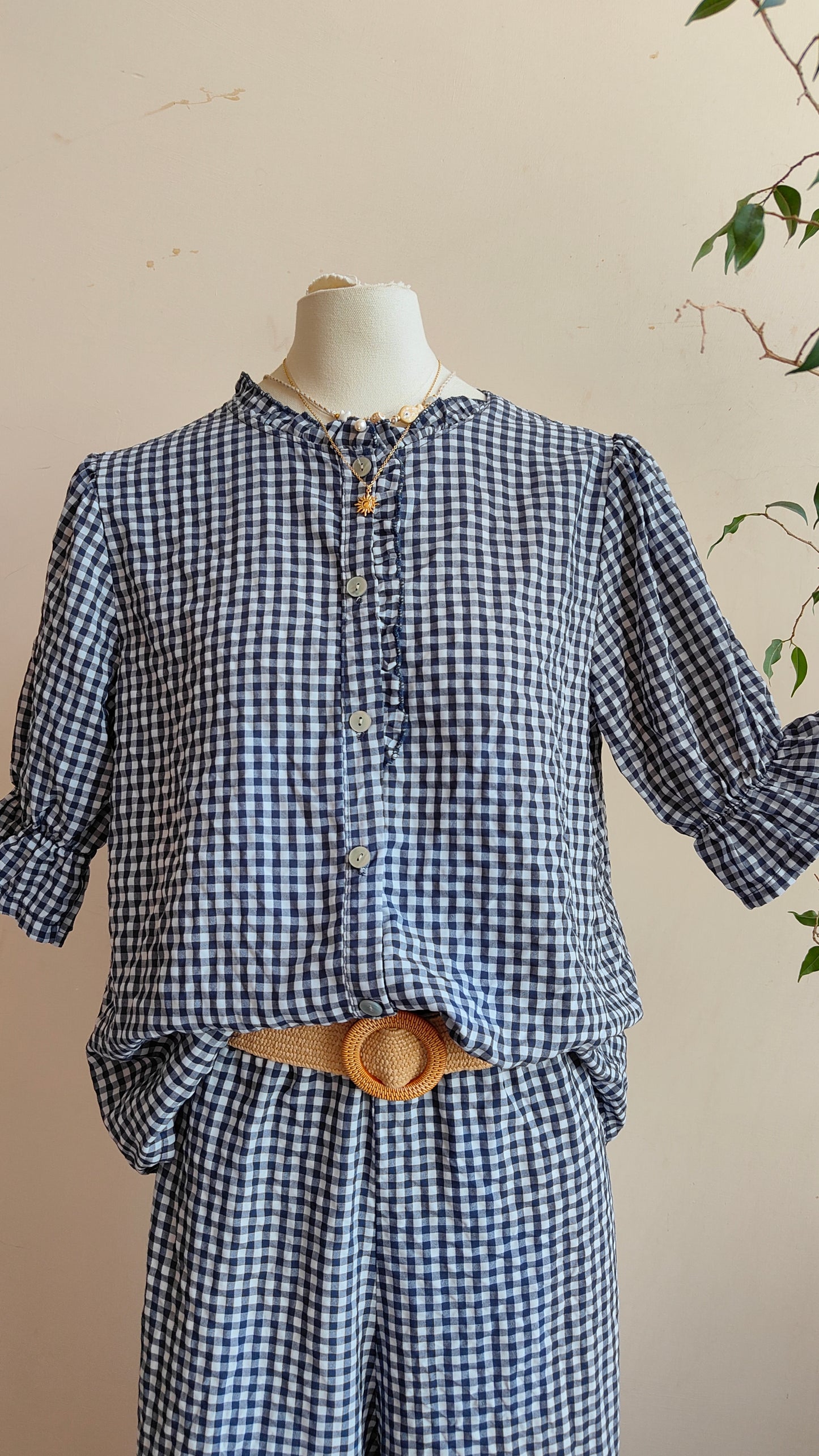Camicia Vichy mood
