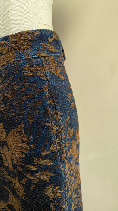 Pantalone Jacquard Floreale