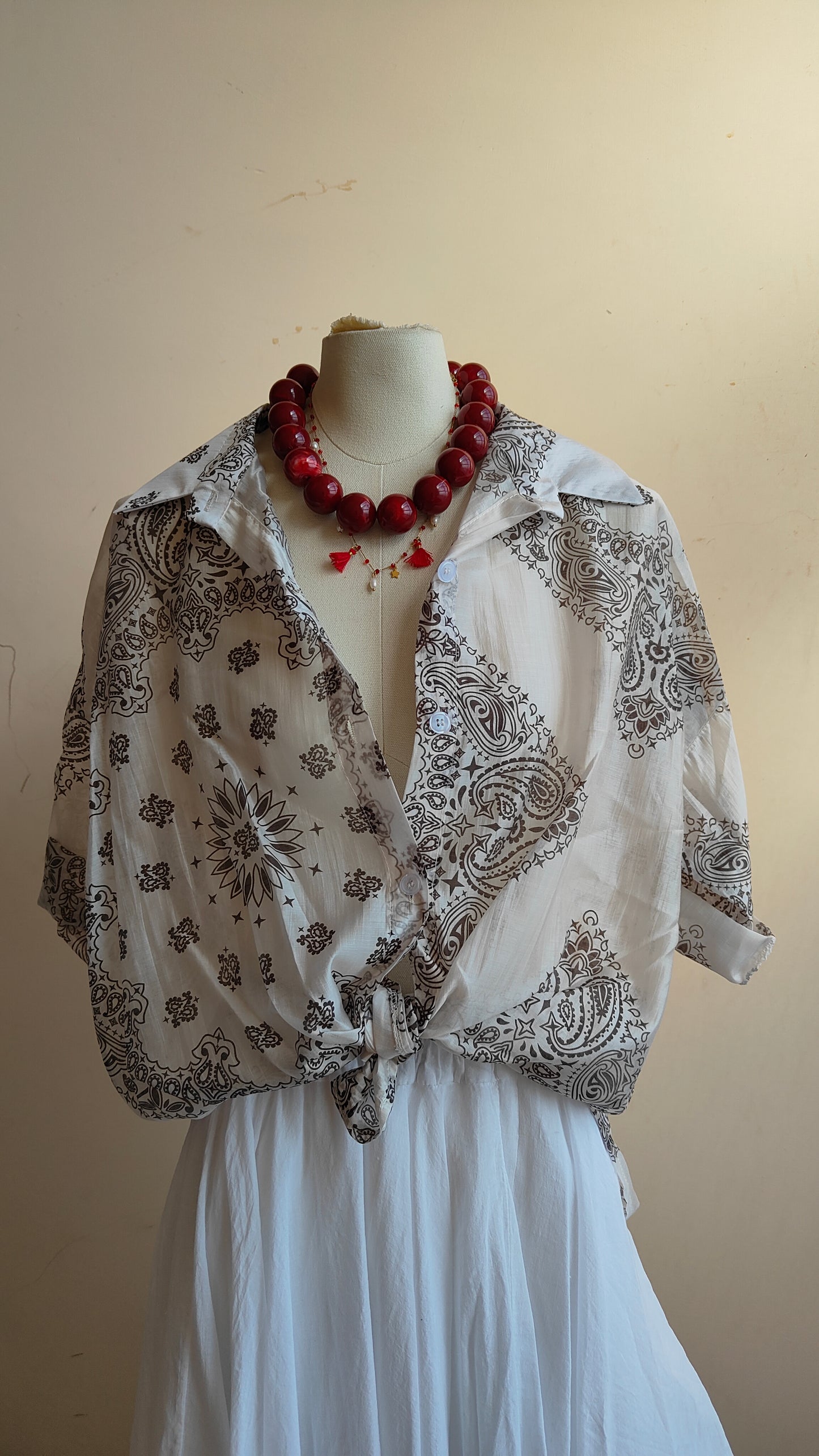 Camicia Bandana Chic